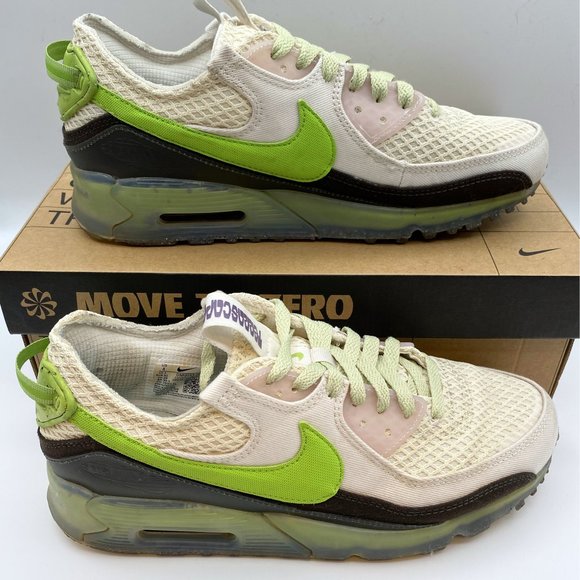 Nike Shoes - NIKE Air Max Terrascape 90 Phantom / Vivid Green-Olive Aura Mens US8/Wom US9.5